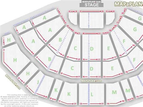 3Arena Dublin (O2 Arena) seat numbers detailed seating plan - MapaPlan.com