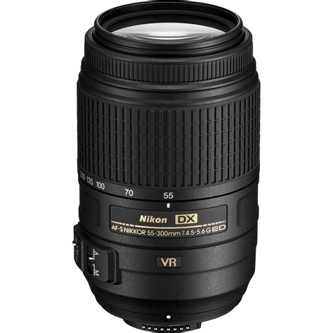 Nikon AF-S DX NIKKOR 55-300mm f/4.5-5.6G ED VR Lens 2197 B&H