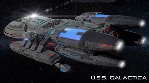 U.S.S. Galactica, Battlestar class, Starfleet - Star Trek and BSG ...