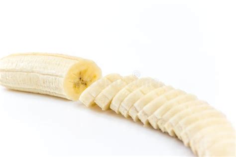 Banana without peel stock image. Image of ripe, isolated - 109662955