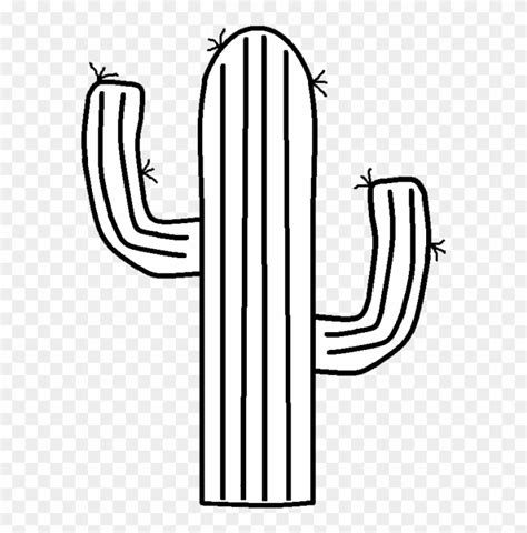 Cactus Clipart Black And White