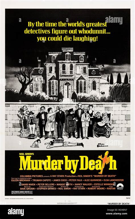 MURDER BY DEATH, US poster art, 1976 Stock Photo - Alamy