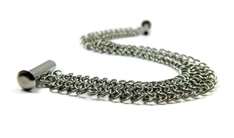 Stainless Steel European 4 in 1 Chainmaille Bracelet – Harbour View Gallery