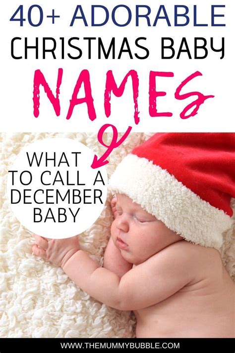 Christmas baby name ideas | Christmas baby names, Baby names, Christmas baby