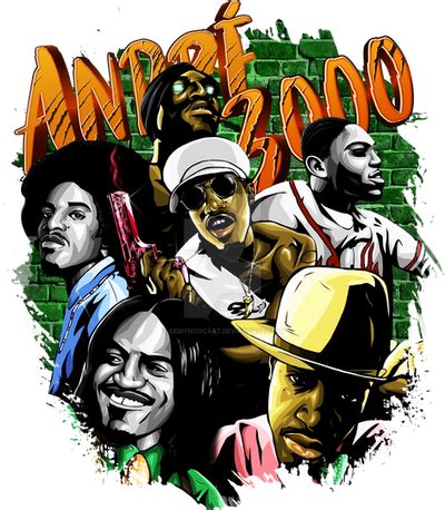 Andre 3000 T-shirt Artwork PNG High Resolution by gemyngocart on DeviantArt