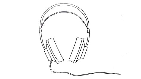 How to Draw Headphones - YouTube