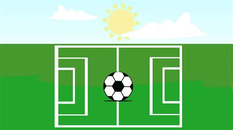 2d animation football field with soccer ball. 38054804 Stock Video at ...