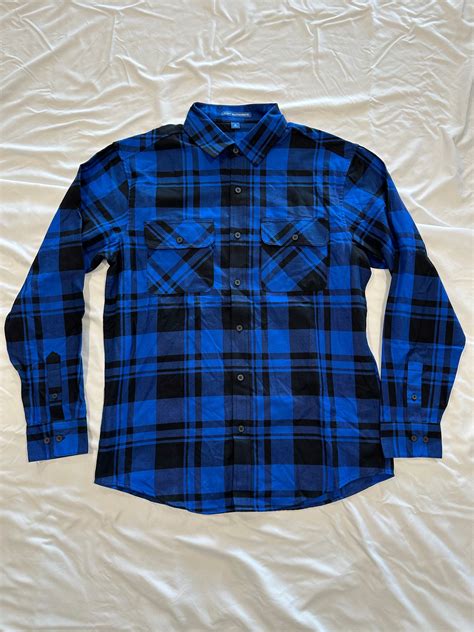 Blue & Black Flannel with Glitter Vinyl Logo – CALI All Stars ProShop