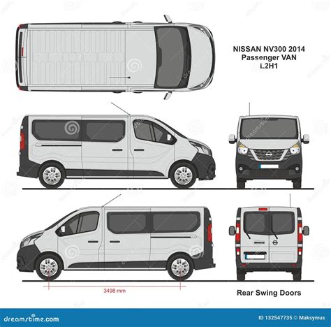 Nissan NV300 Passenger Van L2H1 2014 Editorial Image - Illustration of production, detailed ...