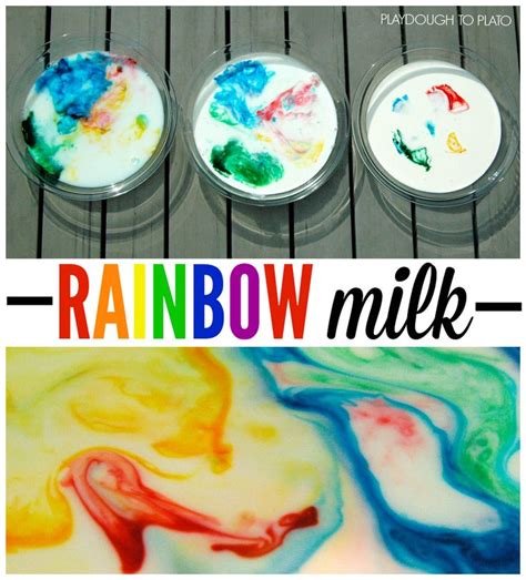 Magic Rainbow Milk | Rainbow milk, Science for kids, Science ...