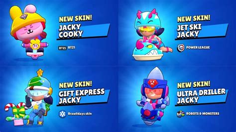 Todas las Skins de Jacky en Brawl Stars