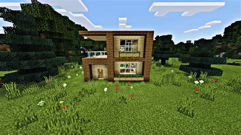 Minecraft Small Wooden House Blueprints - Minecraft Land