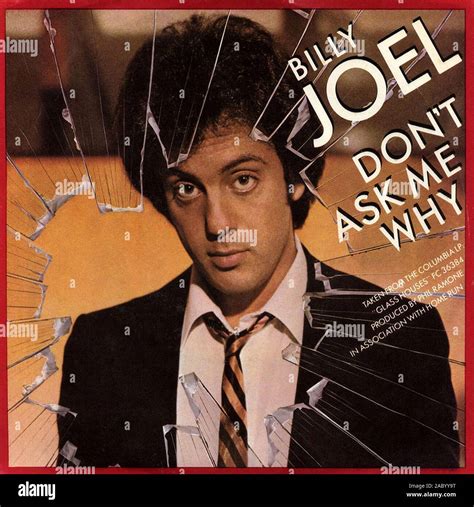 Billy Joel - Don't Ask Me Why - Vintage vinyl album cover Stock Photo - Alamy