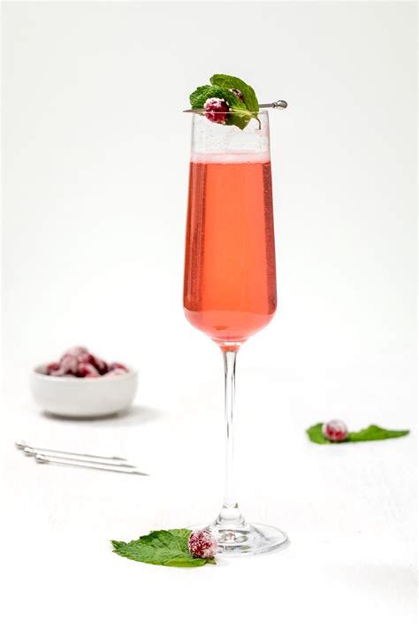 Cranberry Cava cocktail