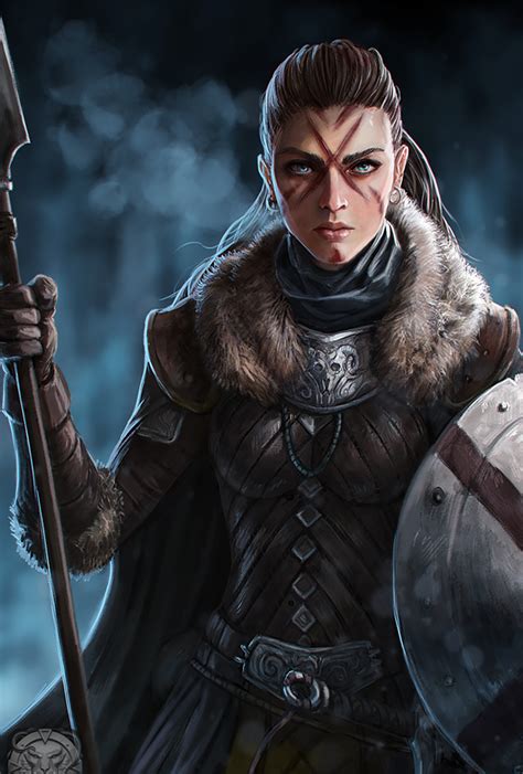 Pathfinder Kingmaker Portraits | Warrior woman, Character portraits, Character design