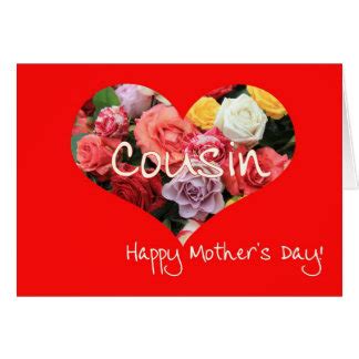 Happy Mothers Day To Cousin Cards, Happy Mothers Day To Cousin Card Templates, Postage ...