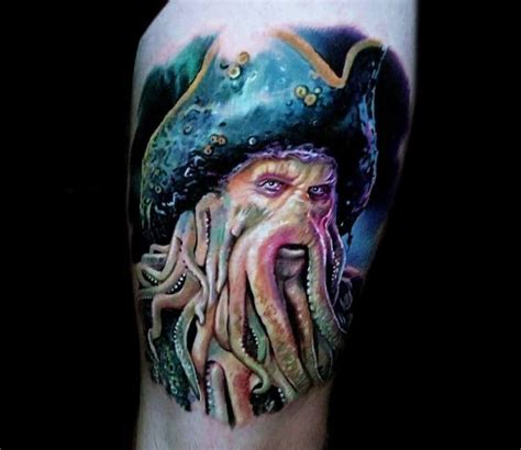 Davy Jones tattoo by Paul Acker | Post 29307 | Tattoos, Davy jones ...