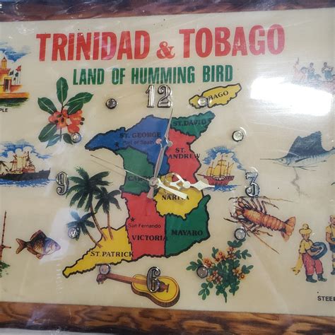 19070 TRINIDAD AND TOBAGO CLOCK - Big Valley Auction