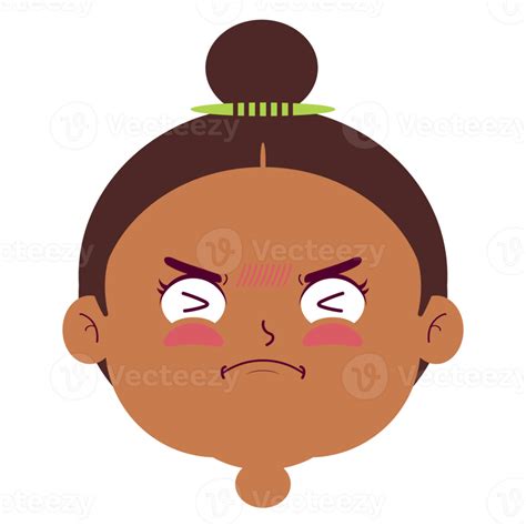 girl hurt face cartoon cute 14320221 PNG