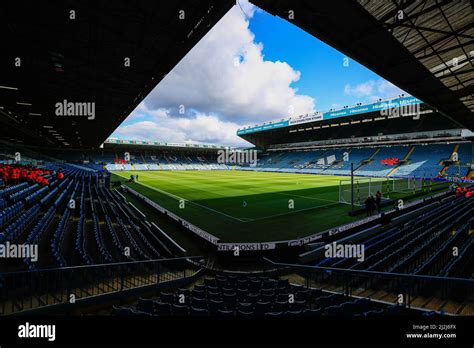 General view inside Elland Road Stadium ahead of today's game Stock Photo - Alamy