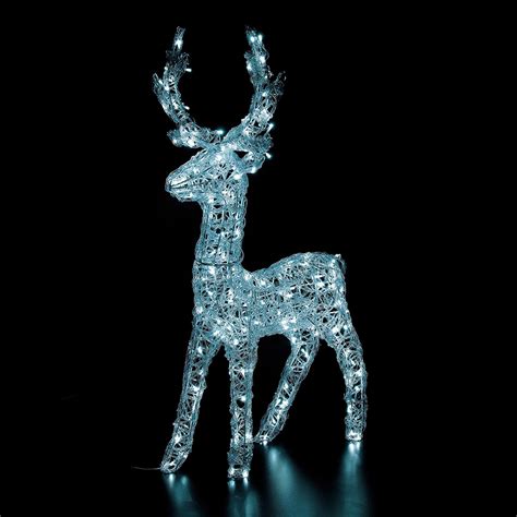 REINDEER LIGHTS 200 LED 48X46X93CM - Pergamos