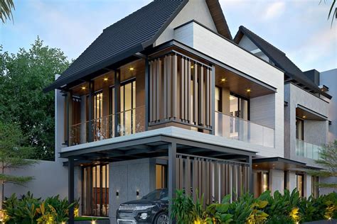 11 Inspirasi Desain Rumah Hook 2 Lantai yang Menawan