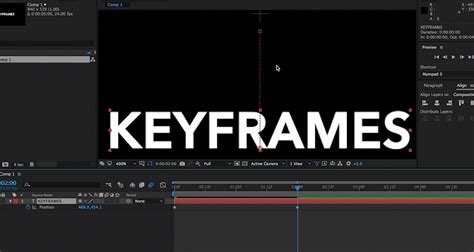 After Effects 101: Basic Keyframe Types