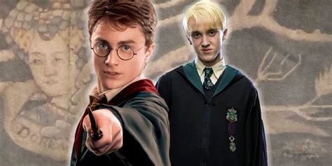 Are Harry Potter and Draco Malfoy Related?