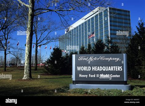 Michigan Detroit The headquarters for the Ford Motor Company Stock Photo - Alamy