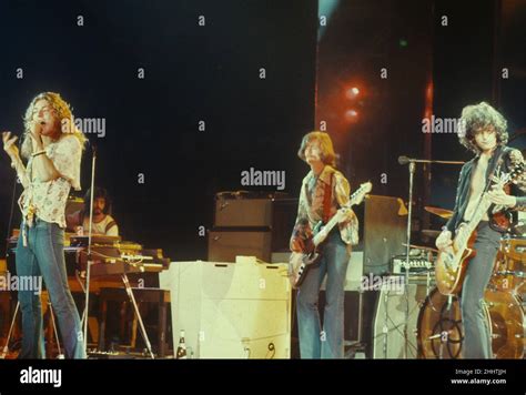 Led Zeppelin on stage circa 1970's Credit: Jeffrey Mayer / Rock ...