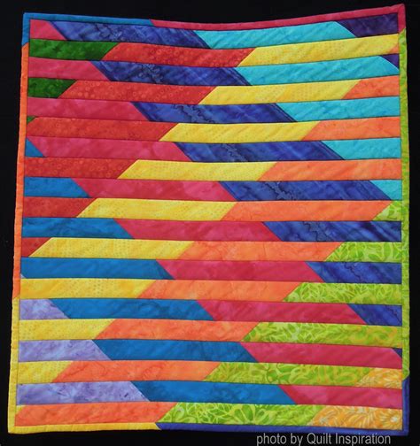 Quilt Inspiration: Fun with strips: Interleave quilts