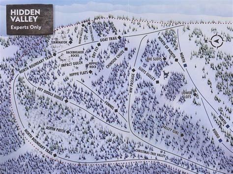 Brundage Mountain Ski Area Trail Map