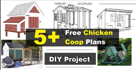 5+ Free Chicken Coop Plans - Construct101