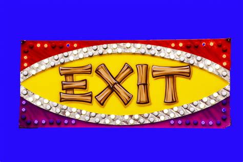 Exit Sign Free Stock Photo - Public Domain Pictures