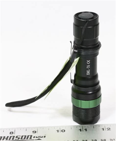 5000 LUMEN TACTICAL LED FLASHLIGHT WITH ZOOM,