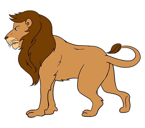 How To Draw A Lion | Free download on ClipArtMag