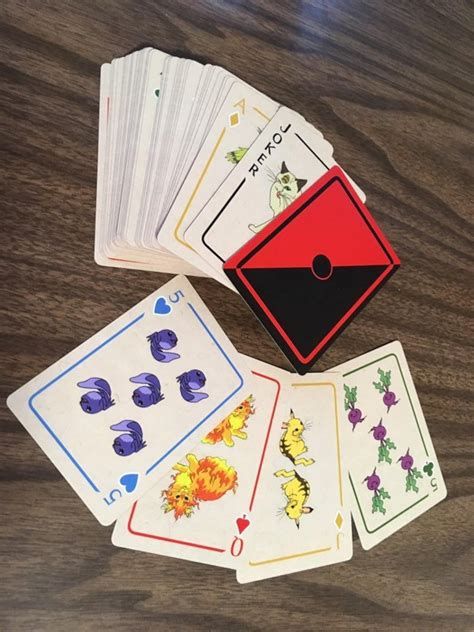 PokerMon Primary Deck: playing cards inspired by Pokémon | Etsy