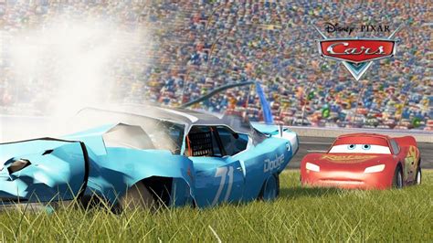 Cars The King Crash | Pixar Cars | Remake | BeamNG.Drive Movie - YouTube