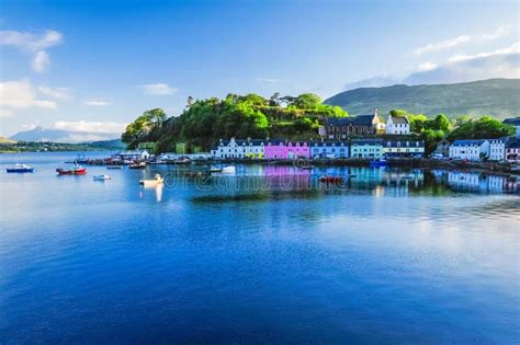 Portree Harbour stock image. Image of environmental - 102515829