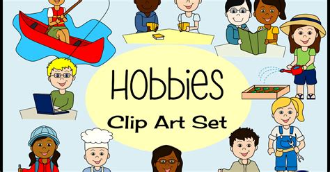 New Clip Art: Hobbies!