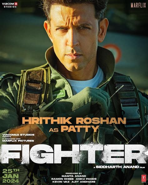 Hrithik Roshan is Squadron Leader Shamsher Pathania in Fighter. See new poster - India Today