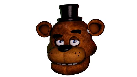 Freddy Fazbear Head by harryjenkinsongamer on DeviantArt