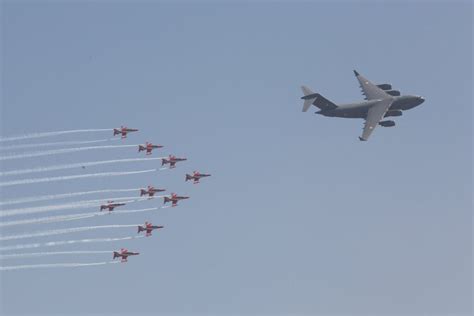 Glimpses Of Asia's Biggest Air Show Aero India 2023 Flying Display On Day-1