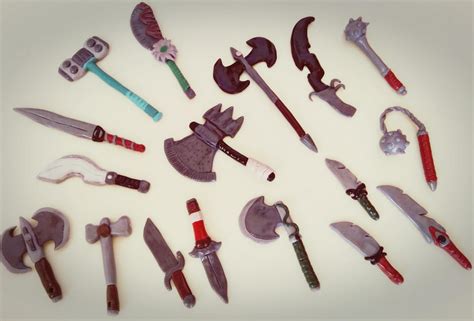 [Art] My mini weapons collection for dnd : r/DnD