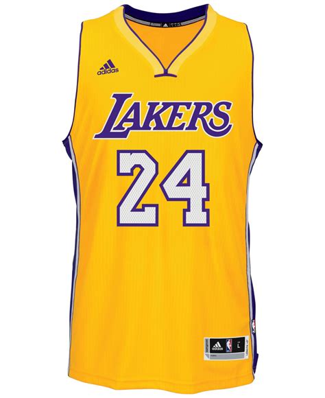 Adidas originals Men's Kobe Bryant Los Angeles Lakers Swingman Jersey in Metallic for Men | Lyst