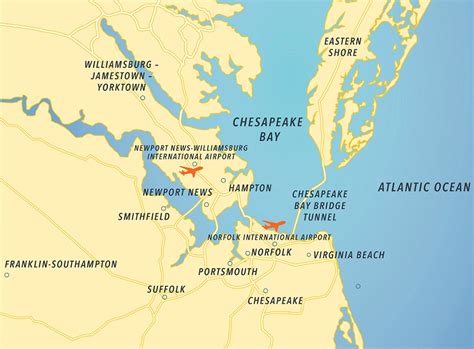 Map Of Virginia Coastal Towns – Interactive Map