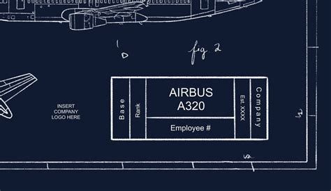 Customizable Airbus A320 Blueprint Illustration - Etsy