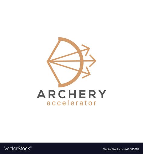 Archery logo Royalty Free Vector Image - VectorStock