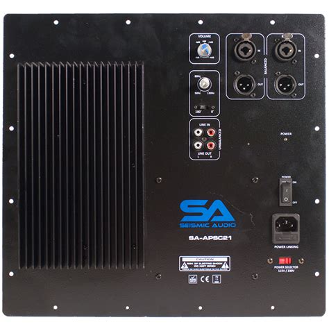 Plate Amplifier for PA/DJ Subwoofer Cabinets - Class AB 360 Watts | eBay