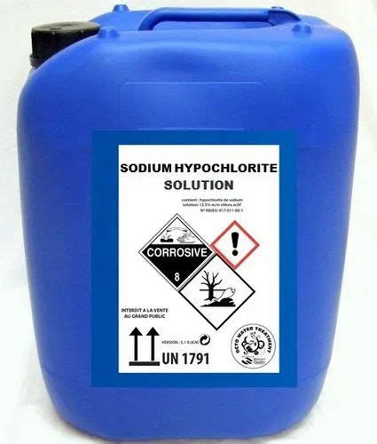 Sodium Hypochlorite Solution, Liquid at best price in Jodhpur | ID: 22199740730